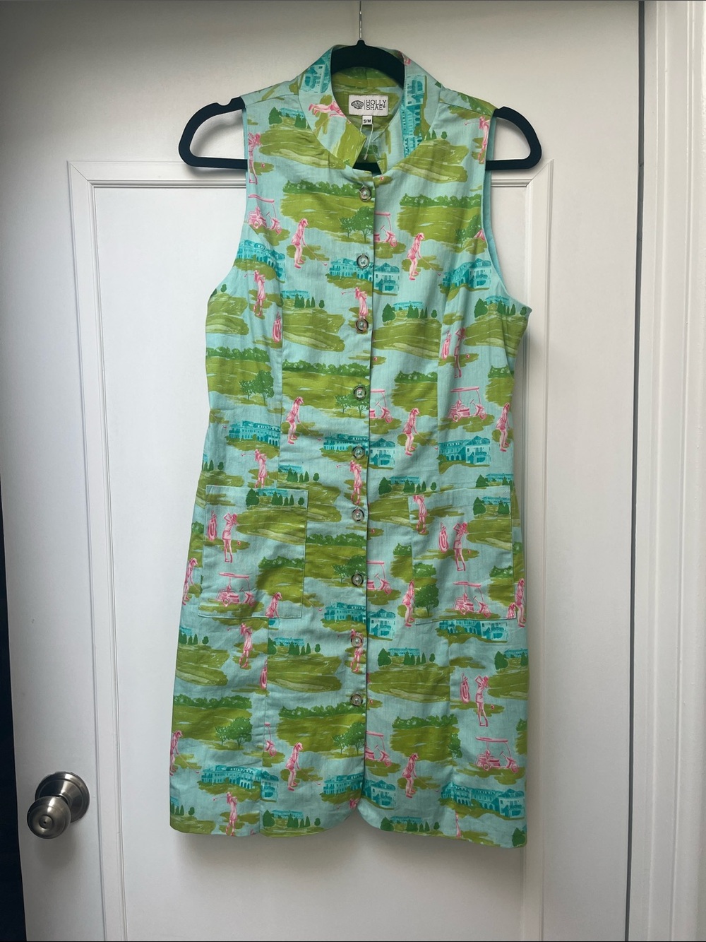Holly Shae Designs NWT Miller Dress S/M Fore the Girls Print